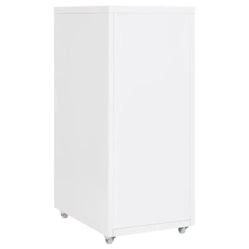 Rollcontainer 28 × 41 × 69 cm – Aktenschrank für Büro und Homeoffice, Weiß