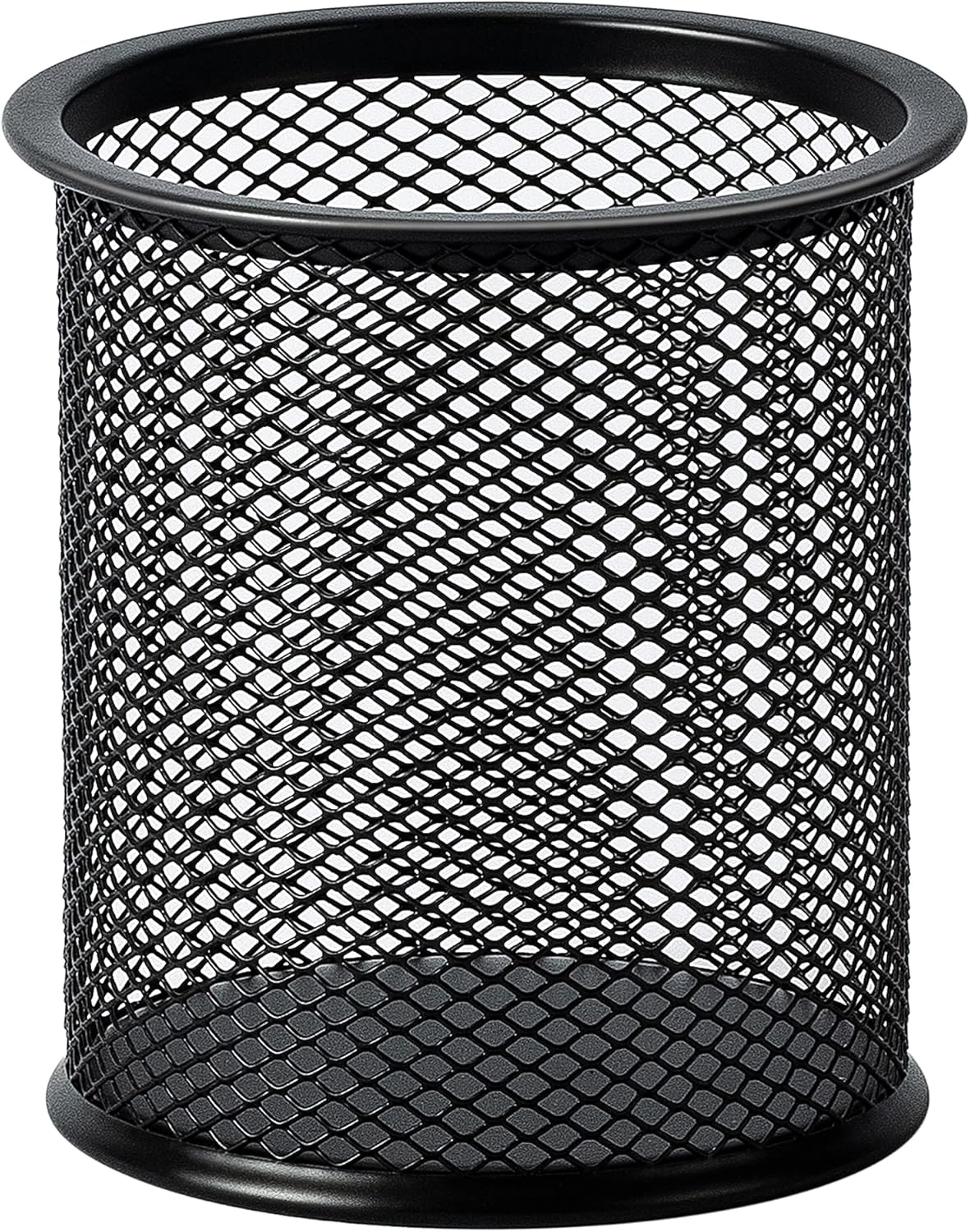 Metall Stiftehalter aus Mesh Schwarz fur Buro und Schreibtisch