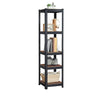 Schwerlastregal 150 × 37 × 37 cm mit 5 Böden aus Stahl und MDF – Höhenverstellbares Lagerregal
