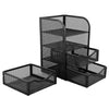 Schreibtisch-Organizer aus Metall mit 3 Schubladen – Mesh Desktop-Aufbewahrung