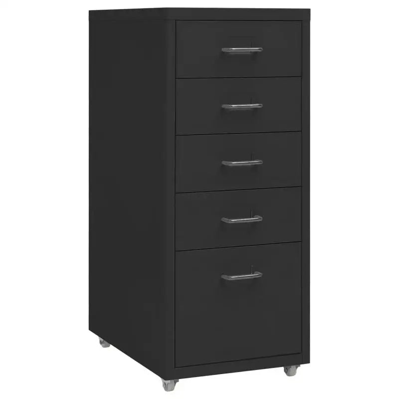 Rollcontainer 28 × 41 × 69 cm – Aktenschrank für Büro und Homeoffice, Weiß