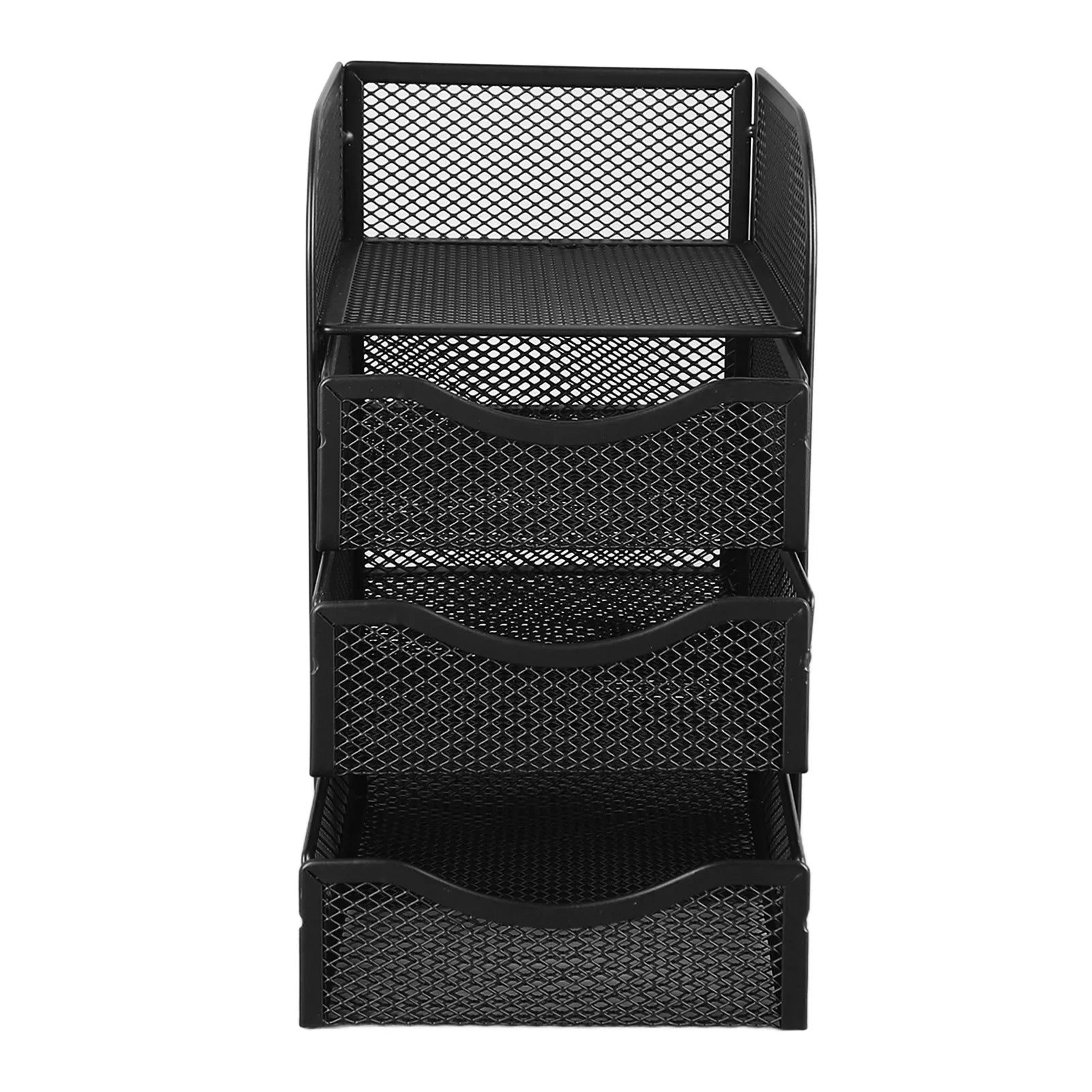 Schreibtisch-Organizer aus Metall mit 3 Schubladen – Mesh Desktop-Aufbewahrung